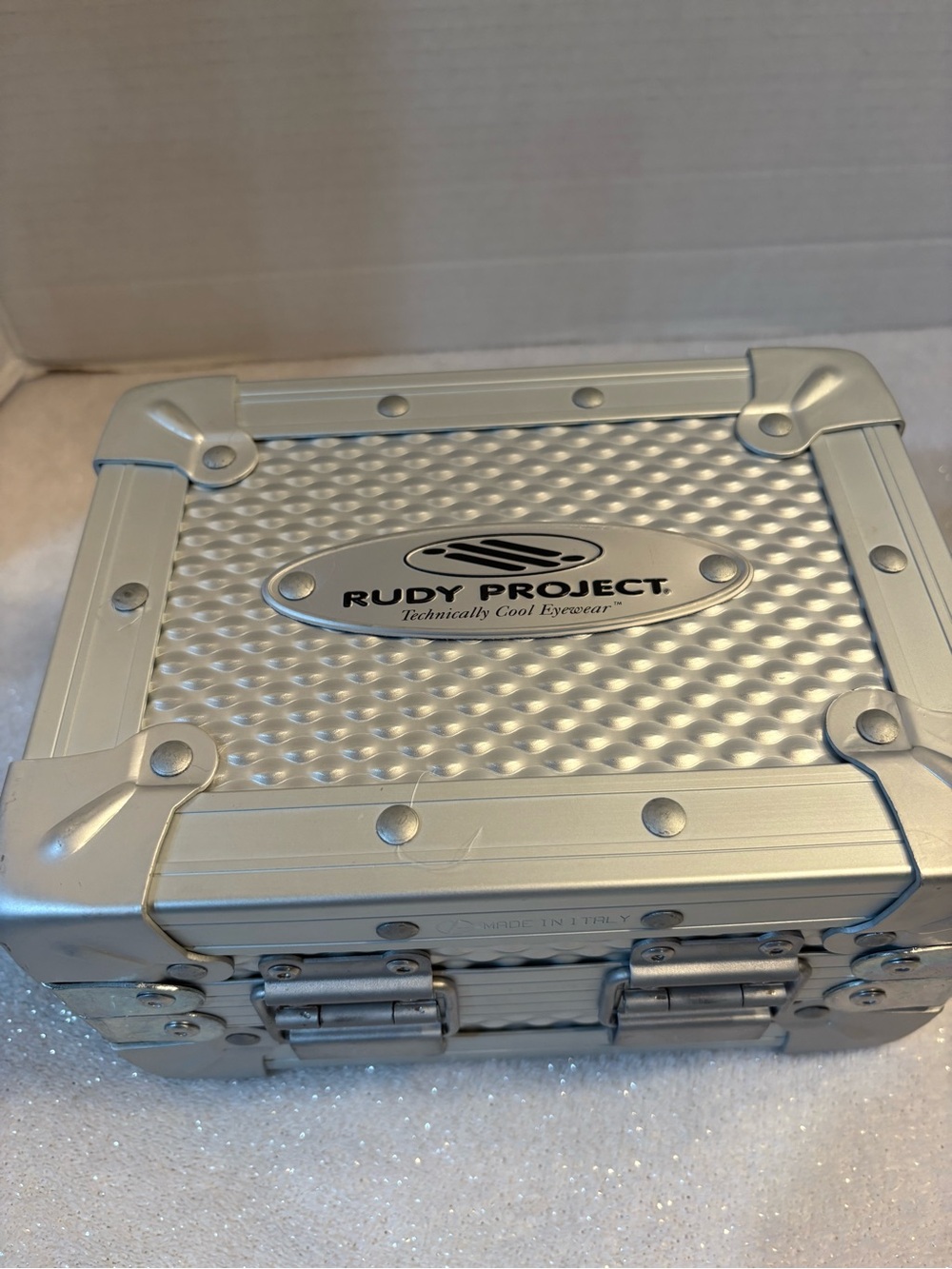 Rudy Project Silver Eyewear Case